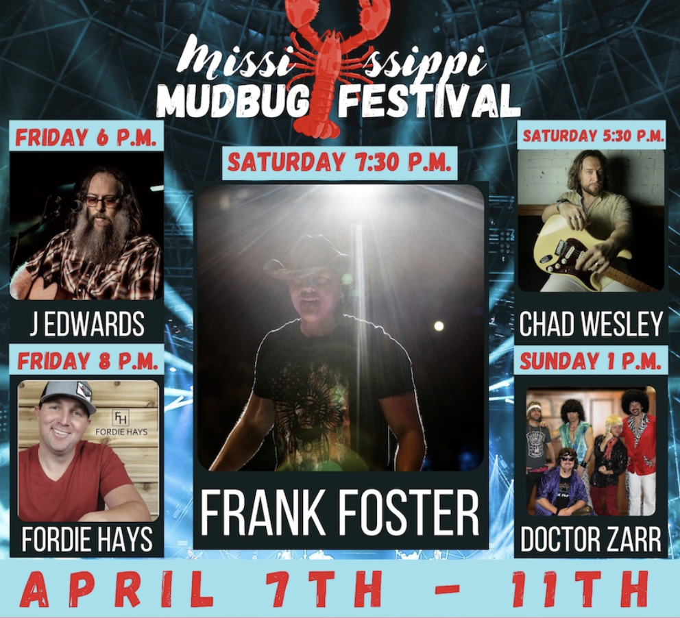 Mississippi Mudbug Festival ft. Frank Foster and Chad Wesley