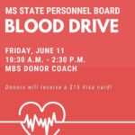 MS State Personnel Board Blood Drive