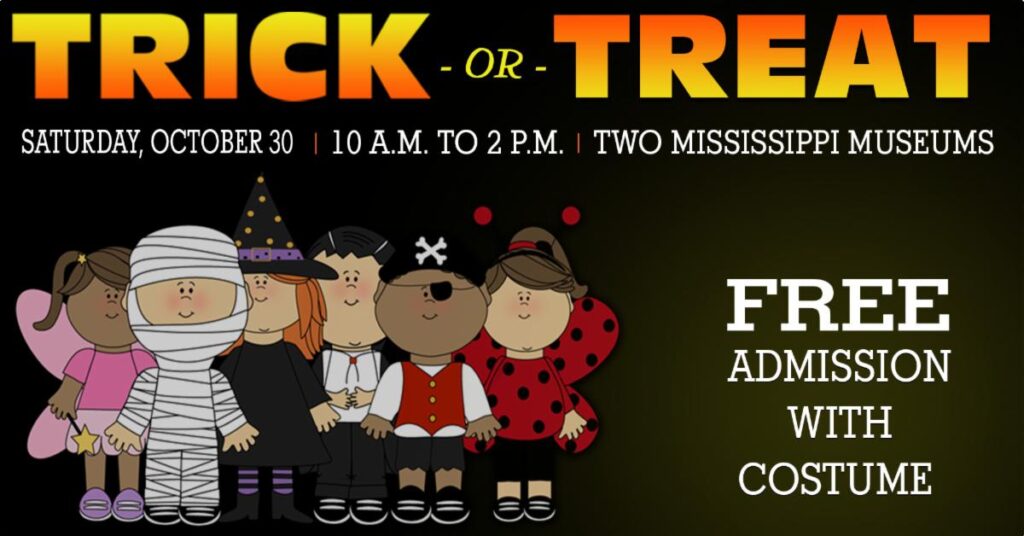 Trick or Treat at the Two Mississippi Museums Downtown Jackson Partners