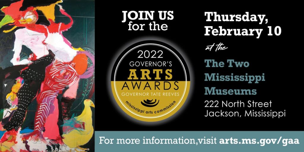 2022 Governor’s Arts Awards Ceremony Downtown Jackson Partners