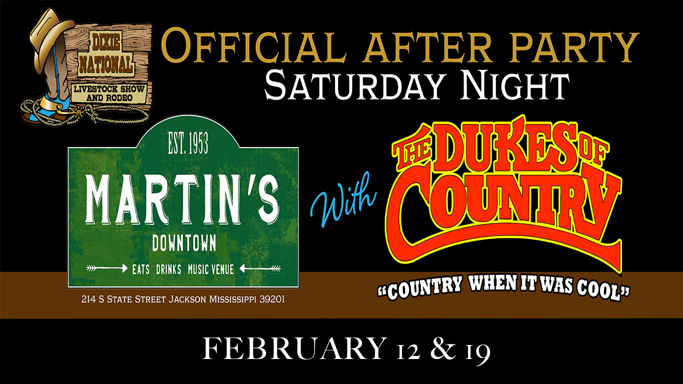The Dukes of Country (Dixie National Rodeo After Party) Night 2 at Martin’s Downtown