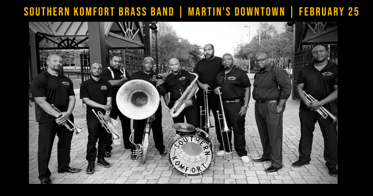 Southern Komfort Brass Band Live at Martin’s Downtown