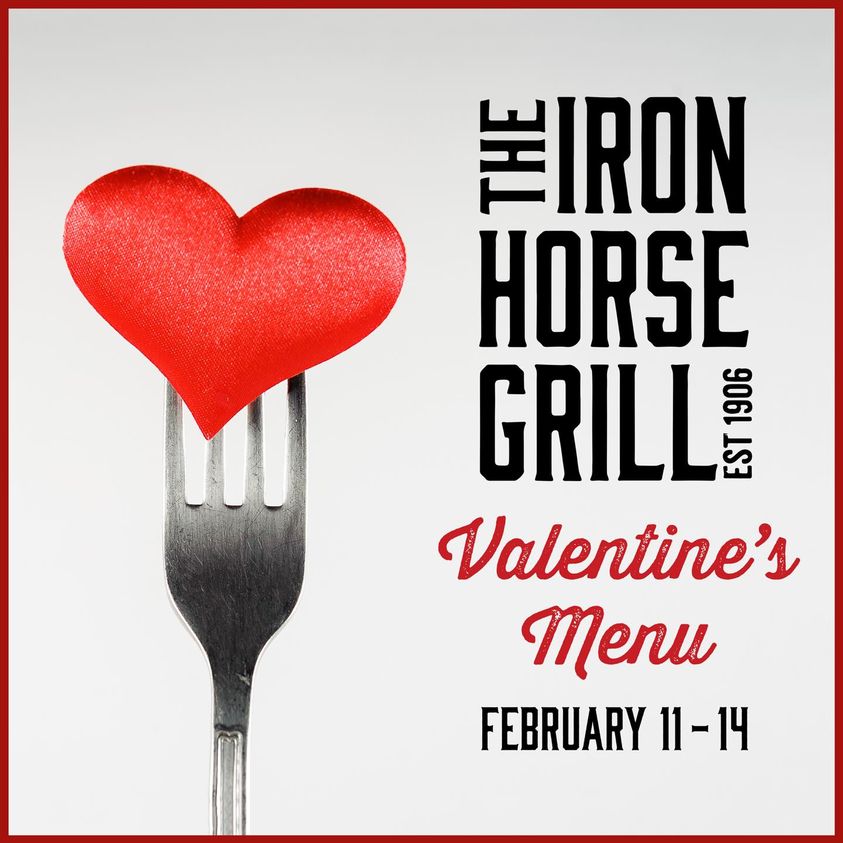 Valentine’s Menu for Two | Iron Horse Grill