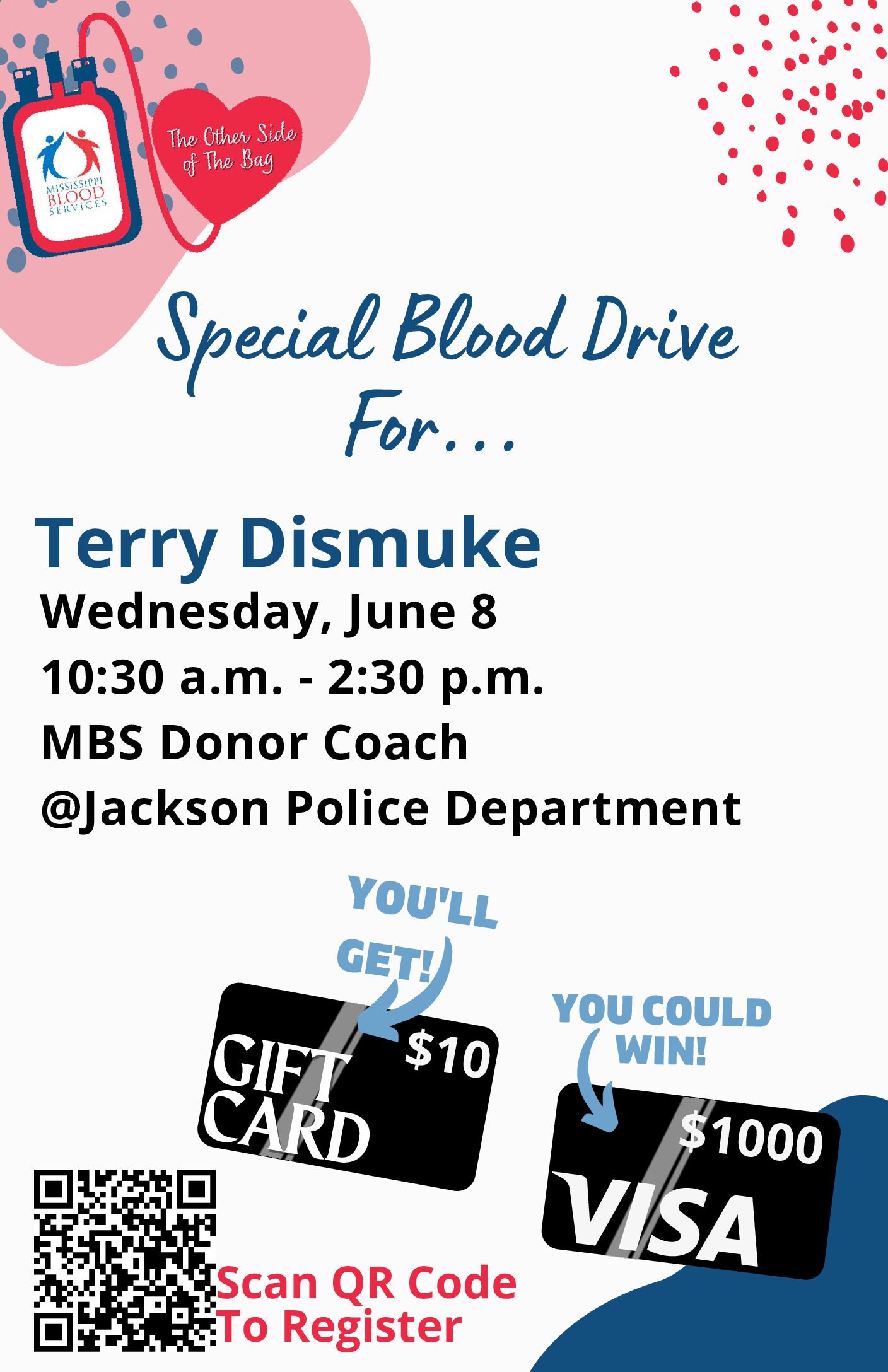 Special Blood Drive: Terry Dismuke