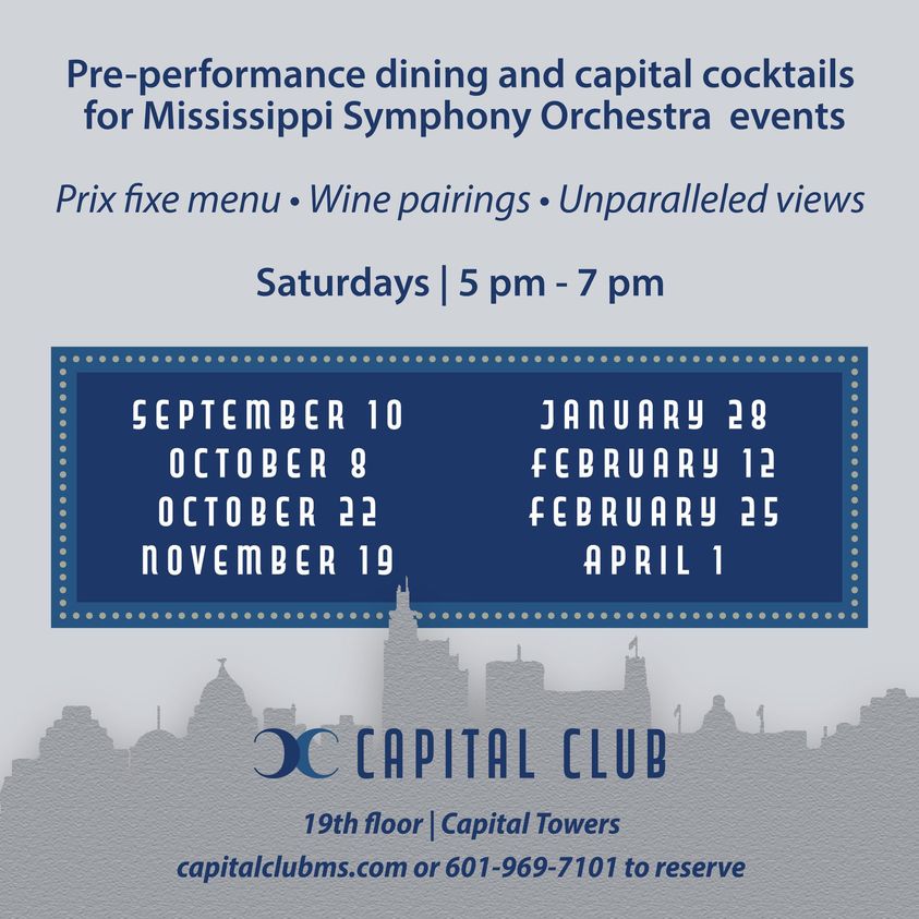 Pre-Performance Downtown Dining + Capital Cocktails | Capital Club