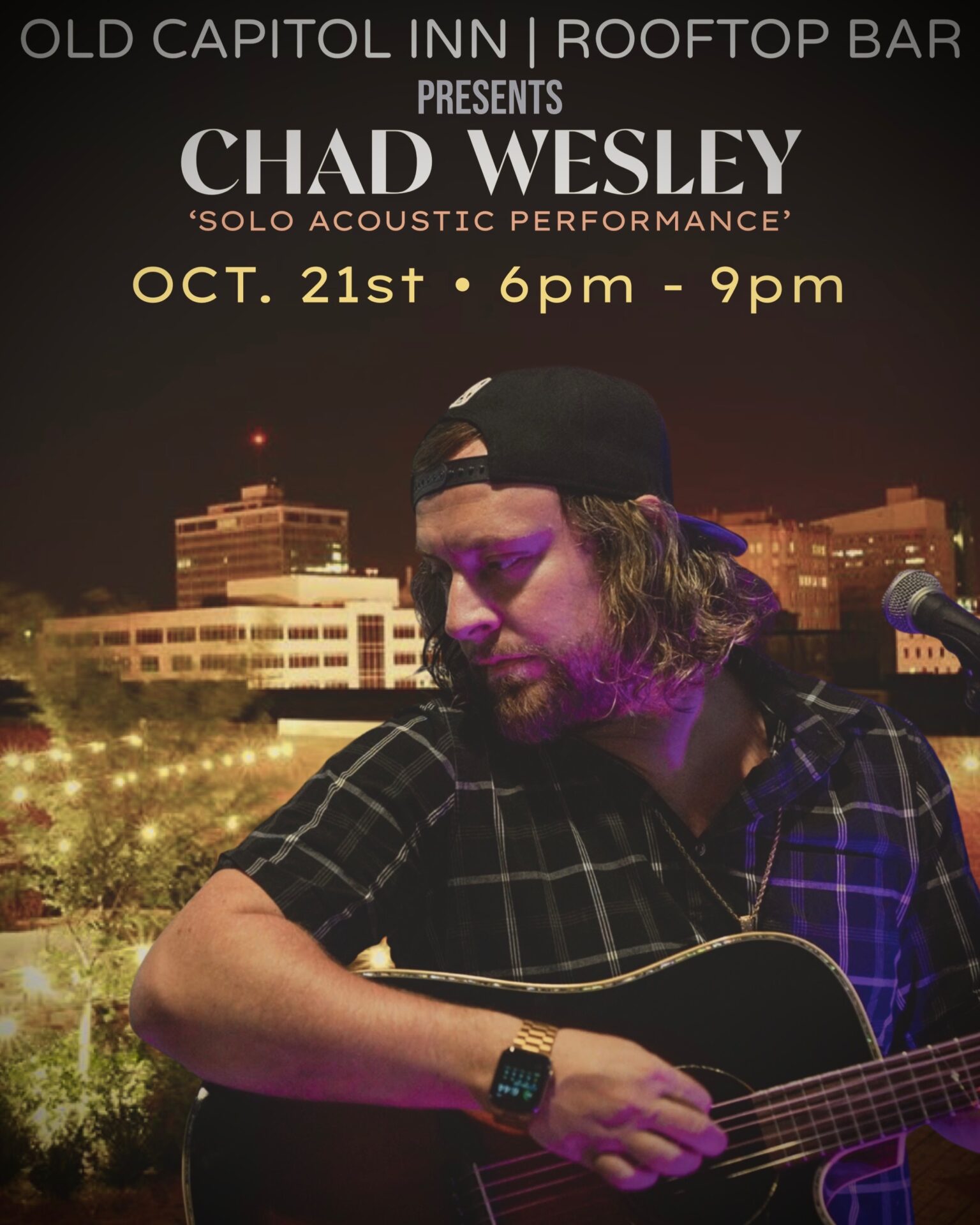 Chad Wesley | Old Capitol Inn Rooftop Bar