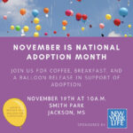 National Adoption Month Balloon Release
