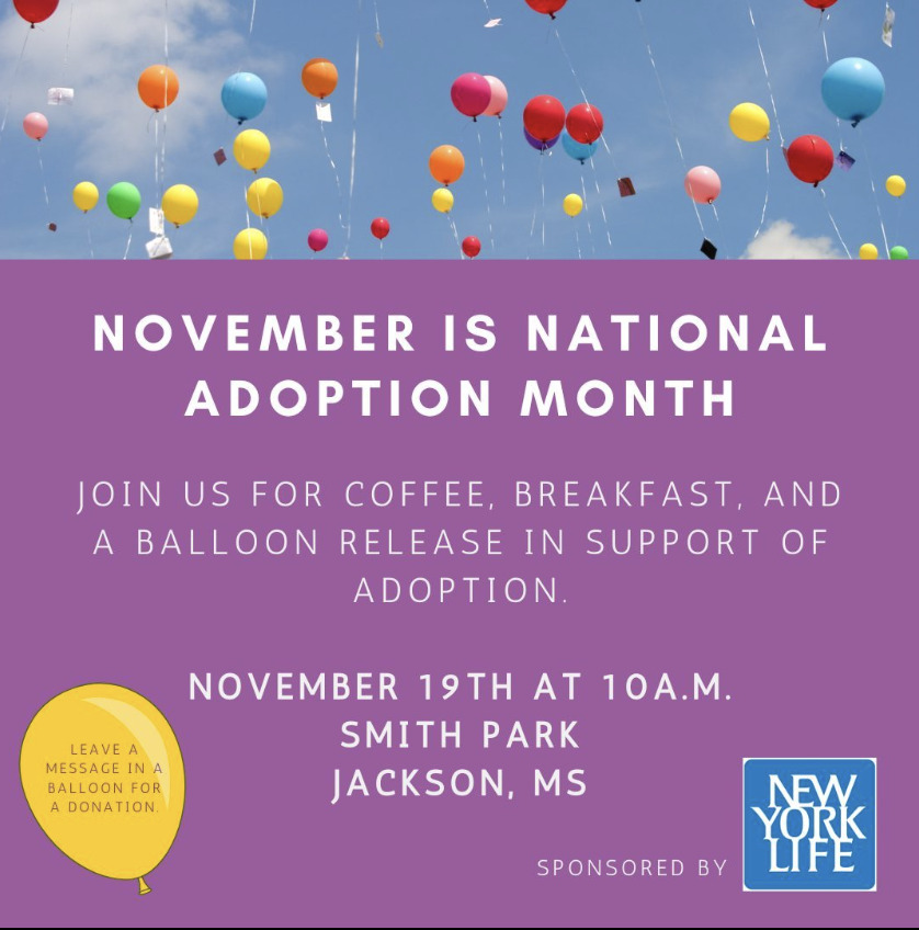 National Adoption Month Balloon Release