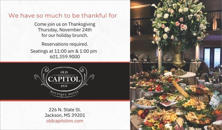 Thanksgiving at the Old Capitol Inn