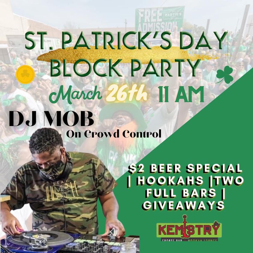 St. Patrick’s Day Block Party | Kemistry Sports Bar
