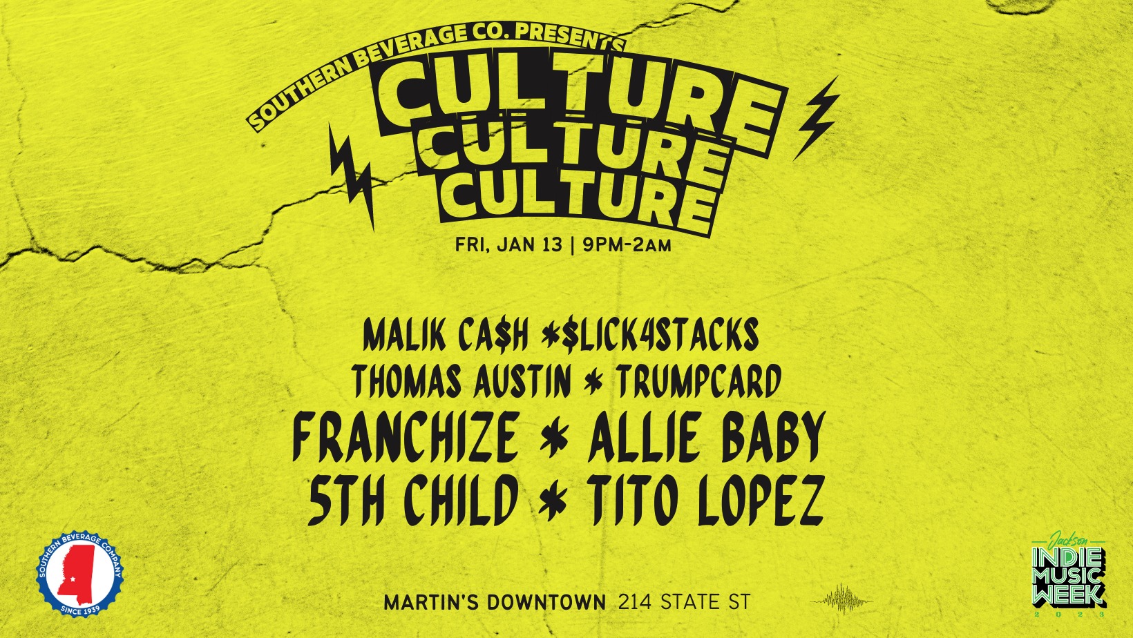 The Culture Concert | Jackson Indie Music Week 2023
