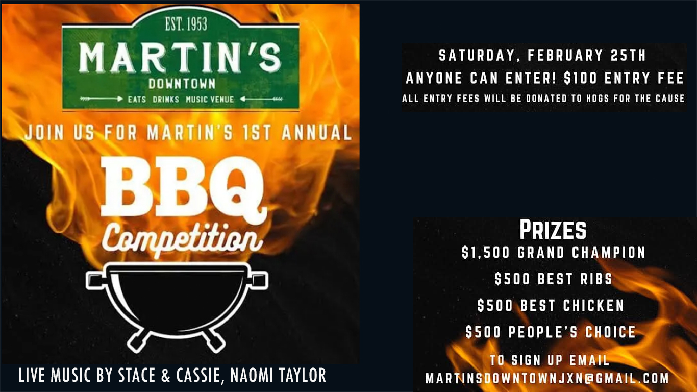 Martin’s Downtown BBQ Competition