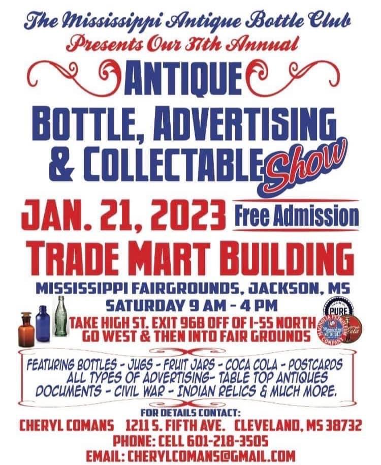 Antique Bottle, Advertising & Collectable Show