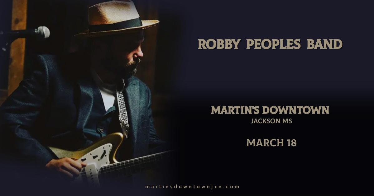 Robby Peoples Band Live at Martin’s Downtown