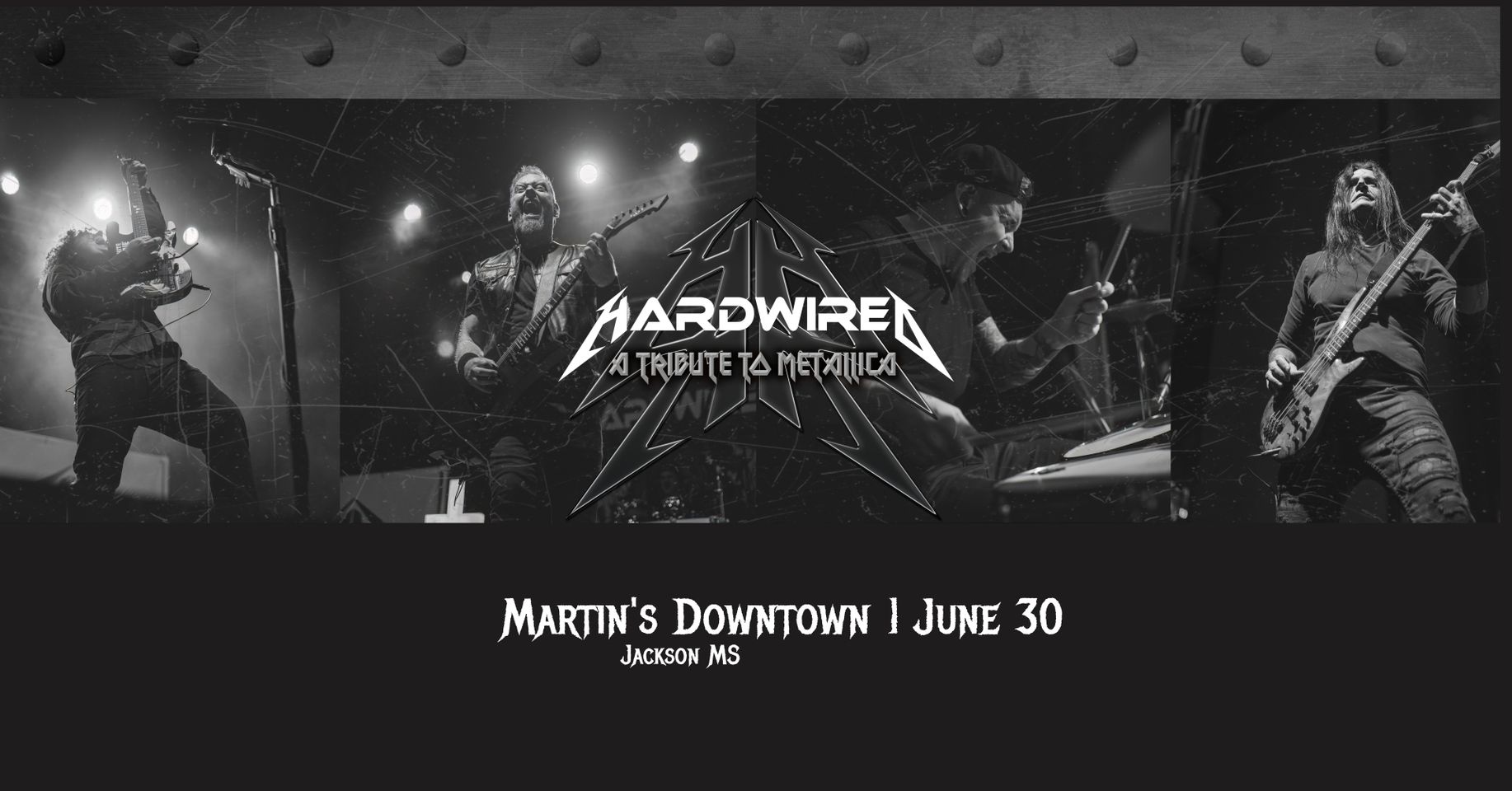Hardwired – The Metallica Tribute at Martin’s Downtown