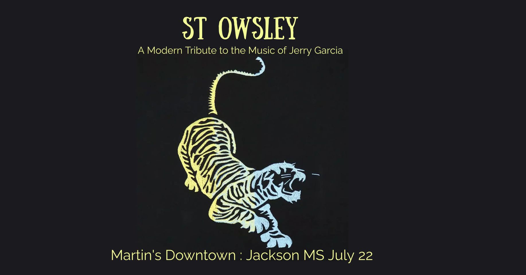 St. Owsley: A Modern Tribute to the Music of Jerry Garcia Live at Martin’s Downtown