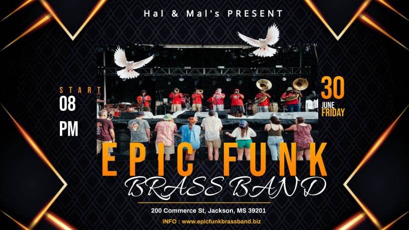 Epic Funk Brass Band at Hal & Mal’s