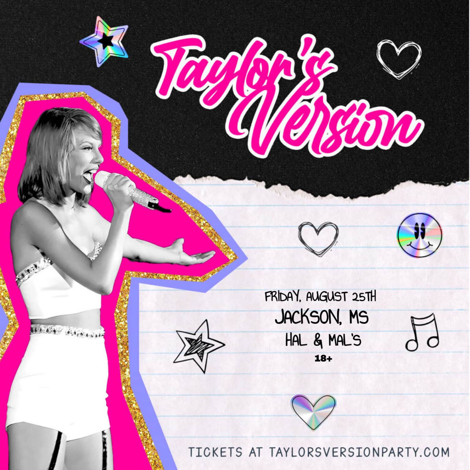 Best Night Ever Taylor’s Version at Hal & Mal’s Downtown Jackson