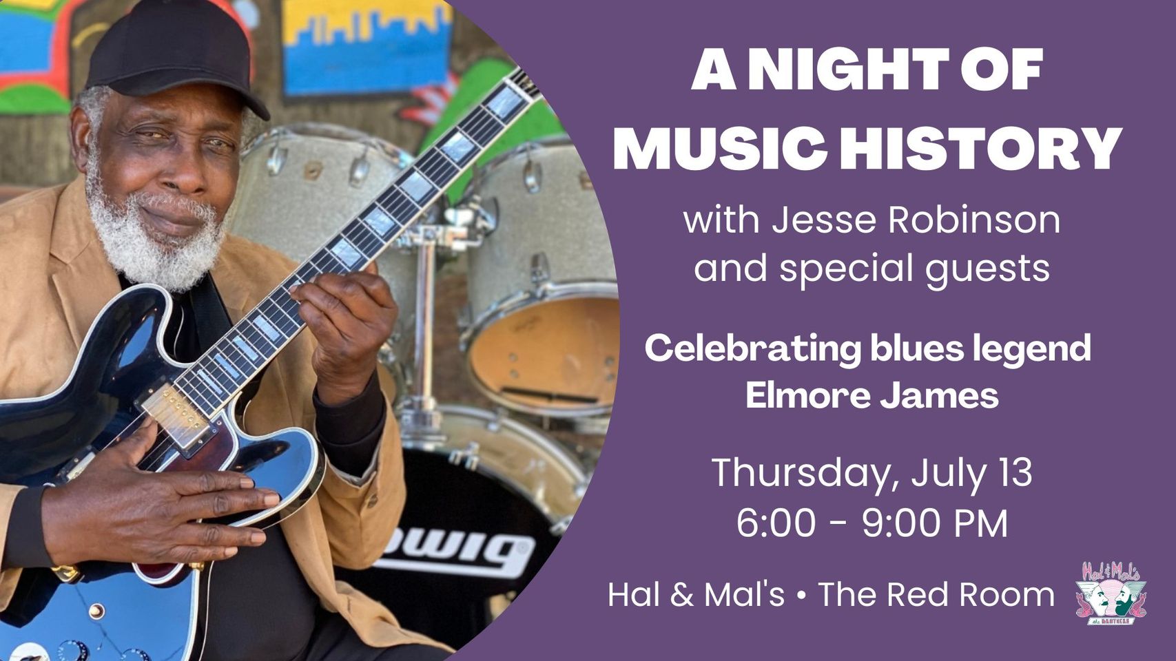 A Night of Music History with Jesse Robinson + Guests!