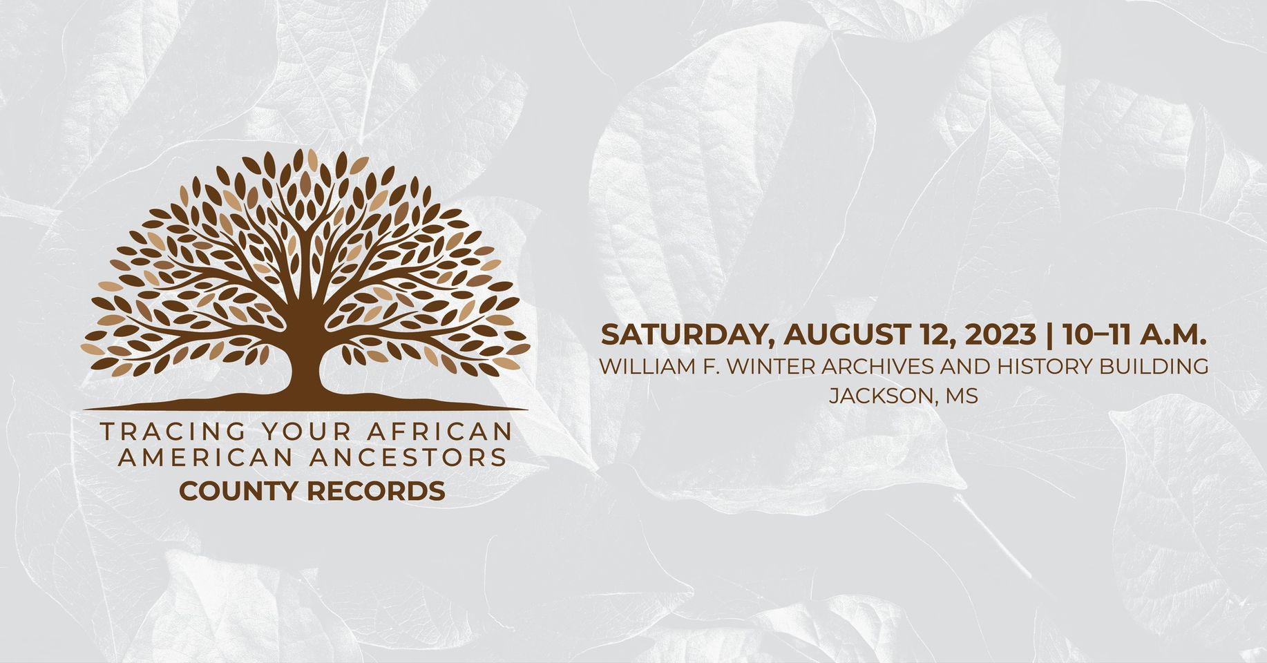 African American Genealogy Workshop: County Records