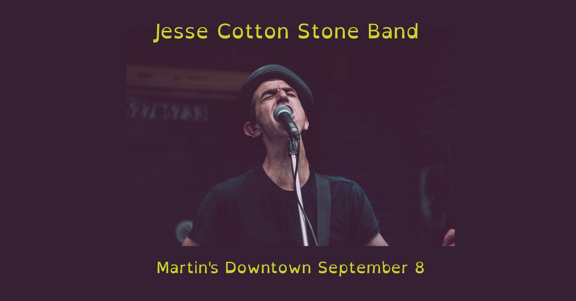 Jesse Cotton Stone Band Live at Martin’s Downtown