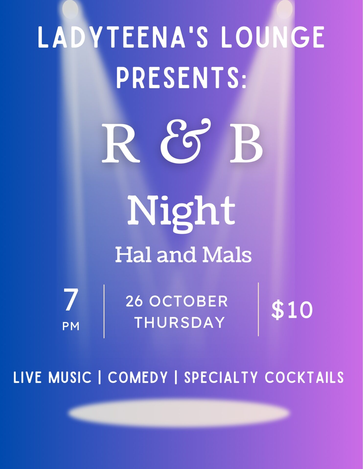R&B Night at Hal & Mal’s