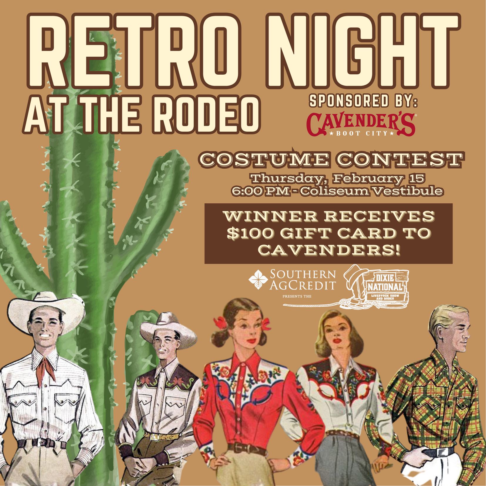 RETRO NIGHT at the Rodeo Costume Contest