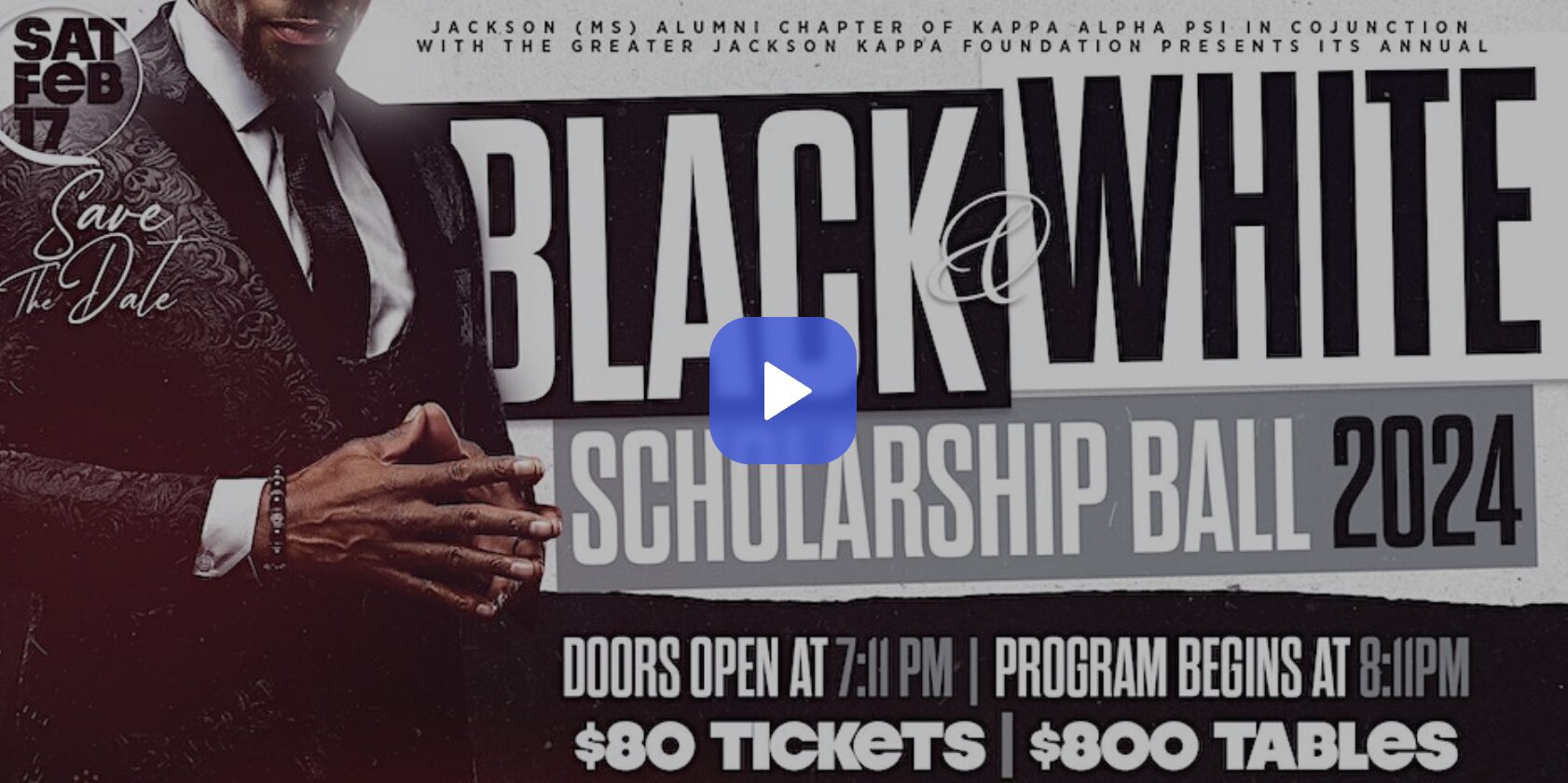 Diamond Affair Black & White Scholarship Ball | Downtown Jackson Partners