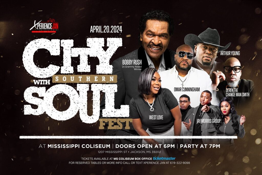 XJXN City with Southern Soul Blues Fest | Downtown Jackson Partners