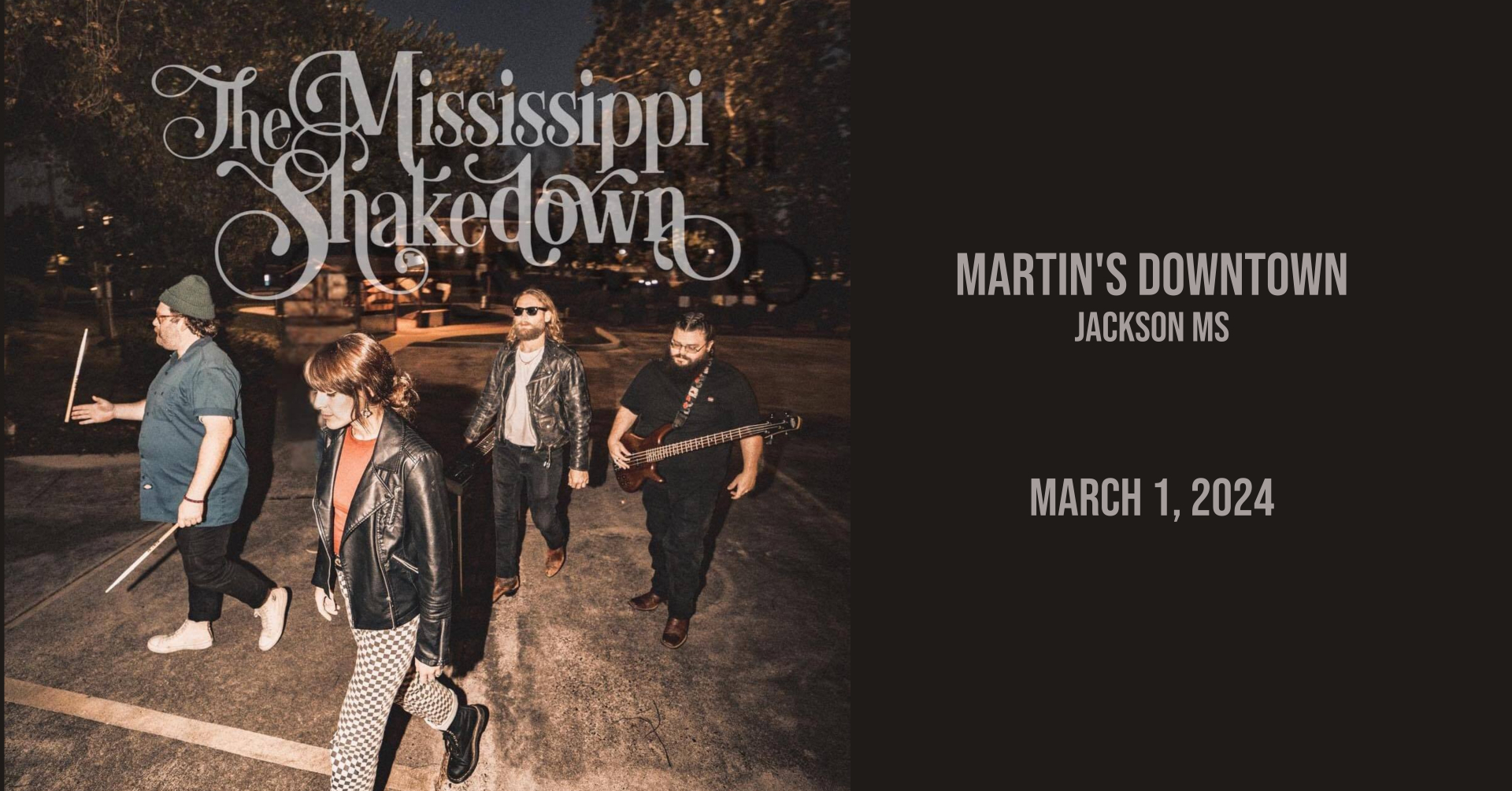 The Mississippi Shakedown live at Martin’s Downtown