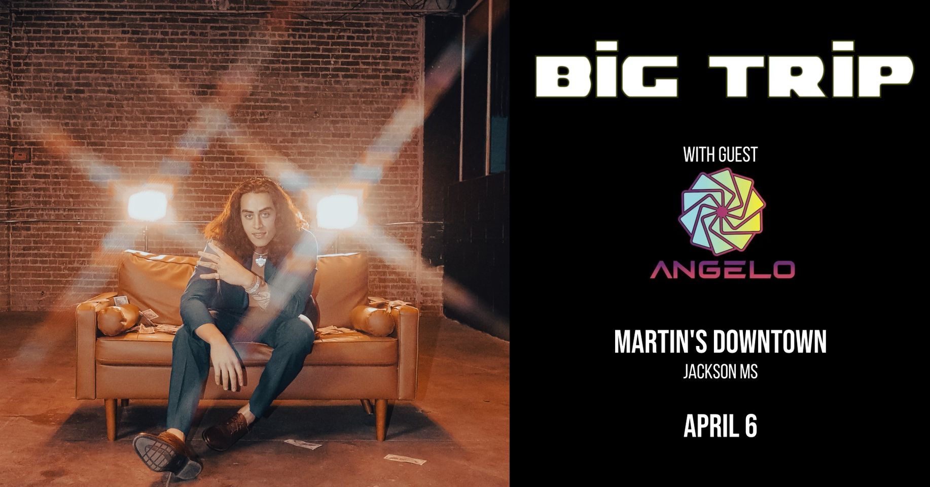 Big Trip with guest ANGLEO live at Martin’s Downtown