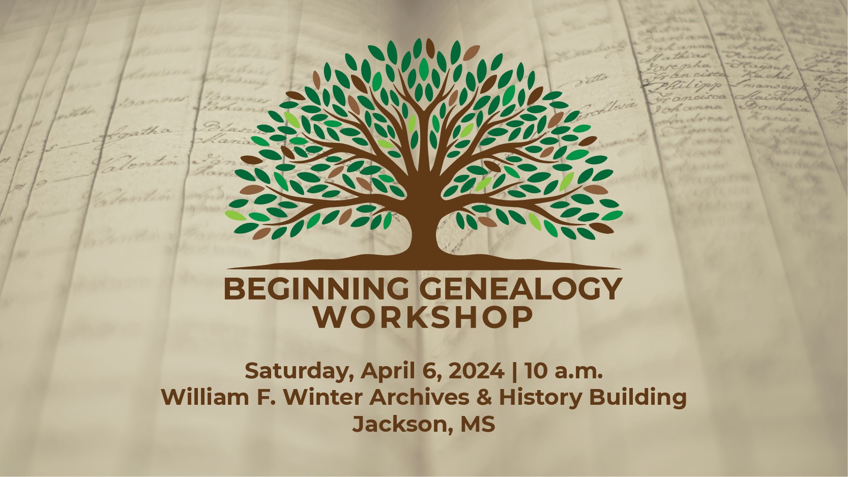 Beginners Genealogy Workshop