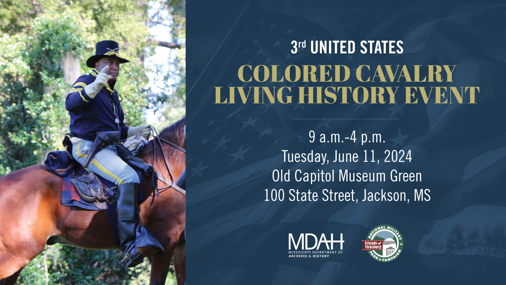 3rd United States Colored Cavalry Living History Event