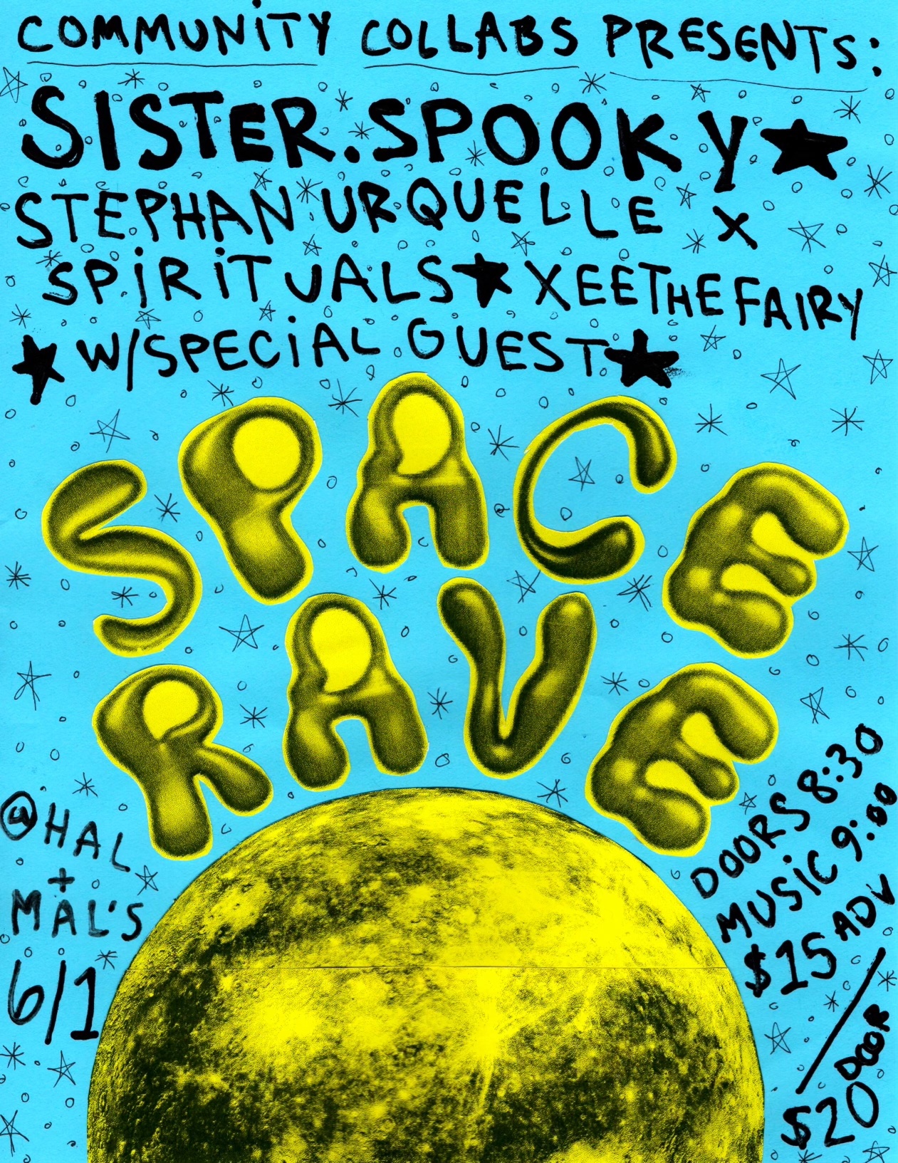 Space Rave at Hal&Mal’s