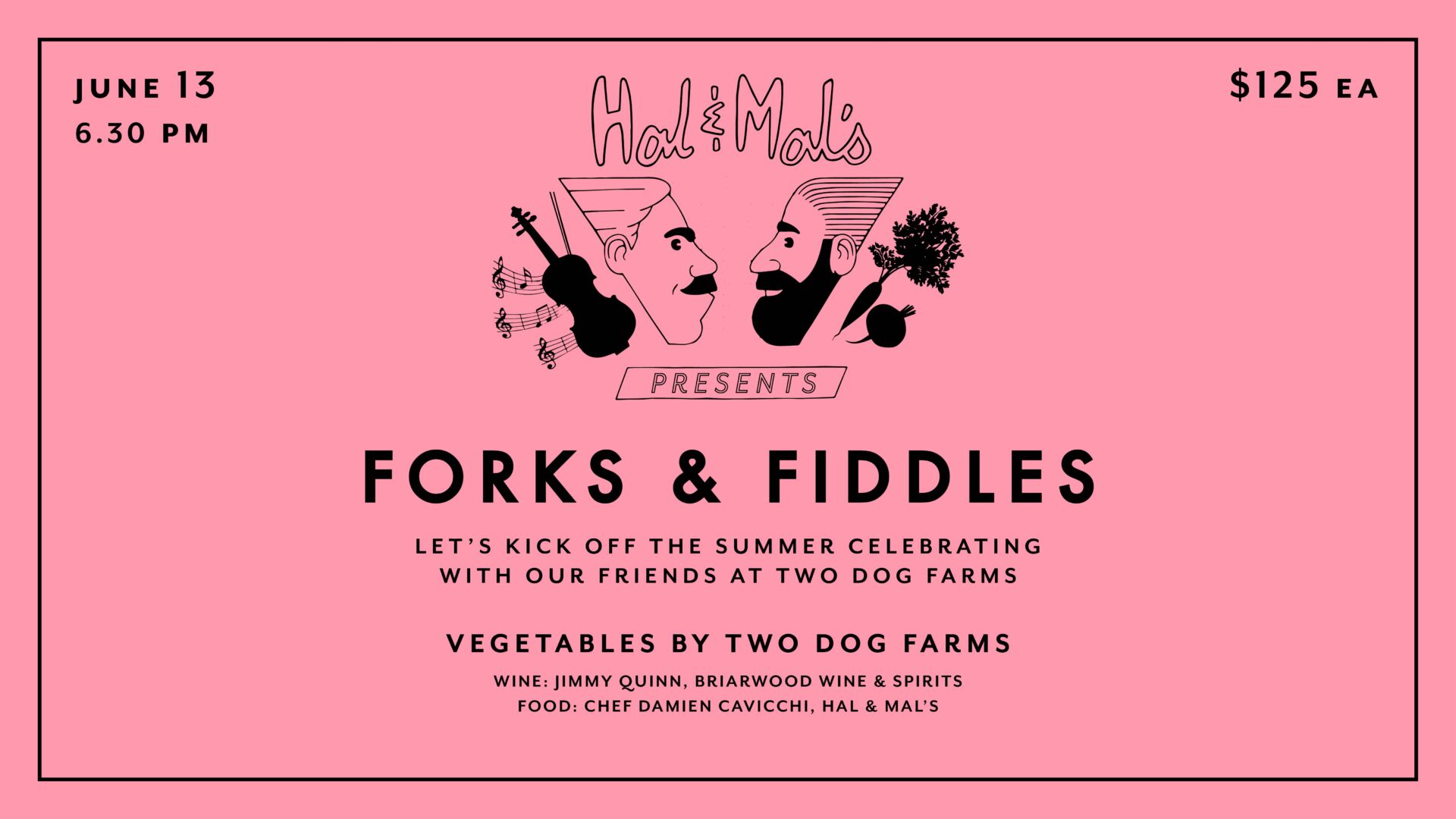 Forks + Fiddles at Hal&Mal’s
