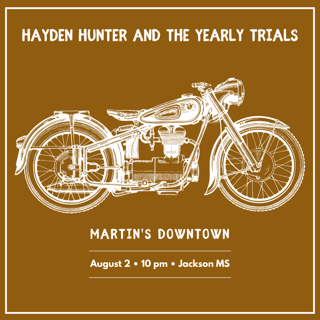 Hayden Hunter and The Yearly Trials Live at Martin’s Downtown