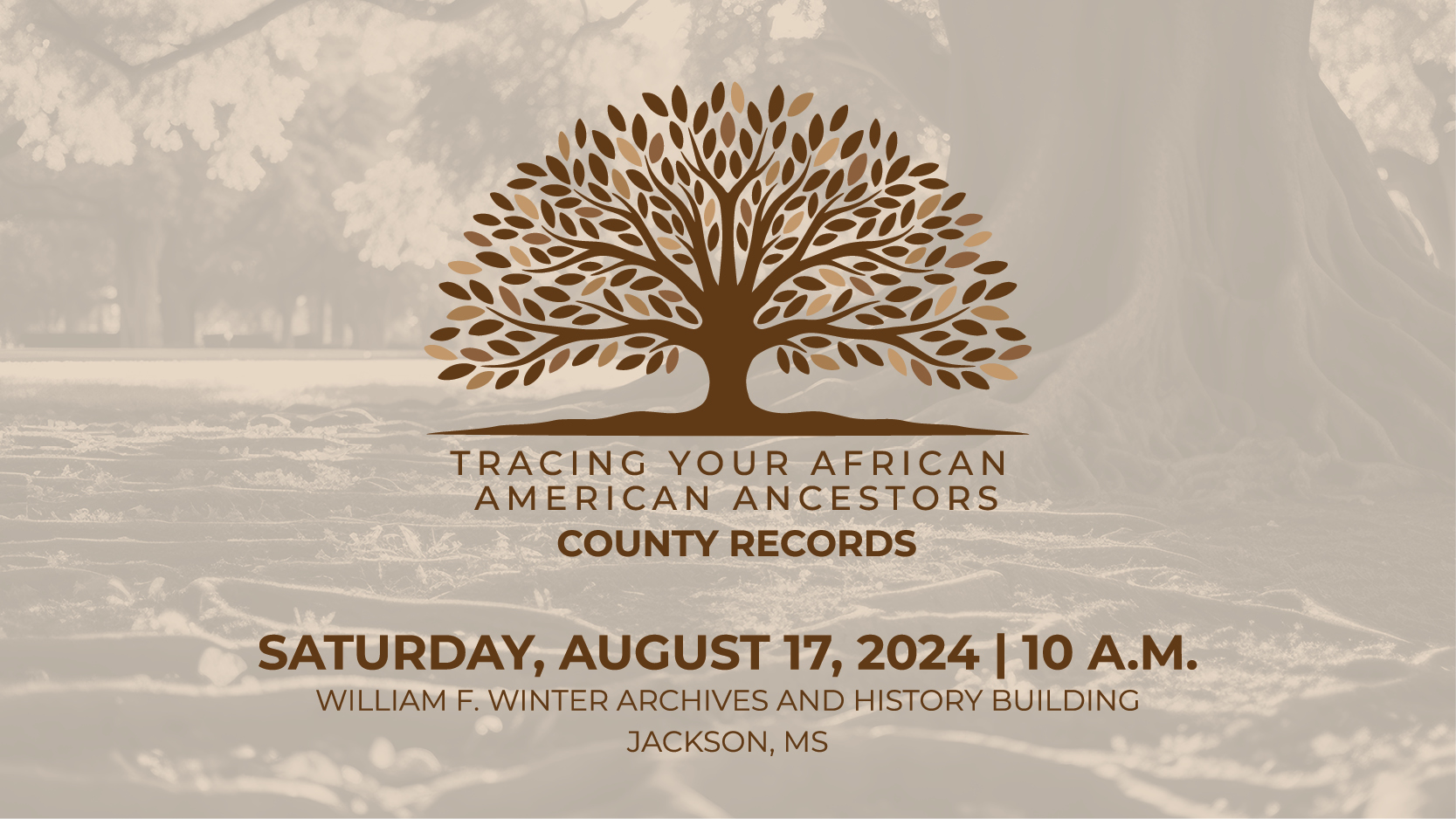 Tracing African American Ancestors Genealogy Workshop