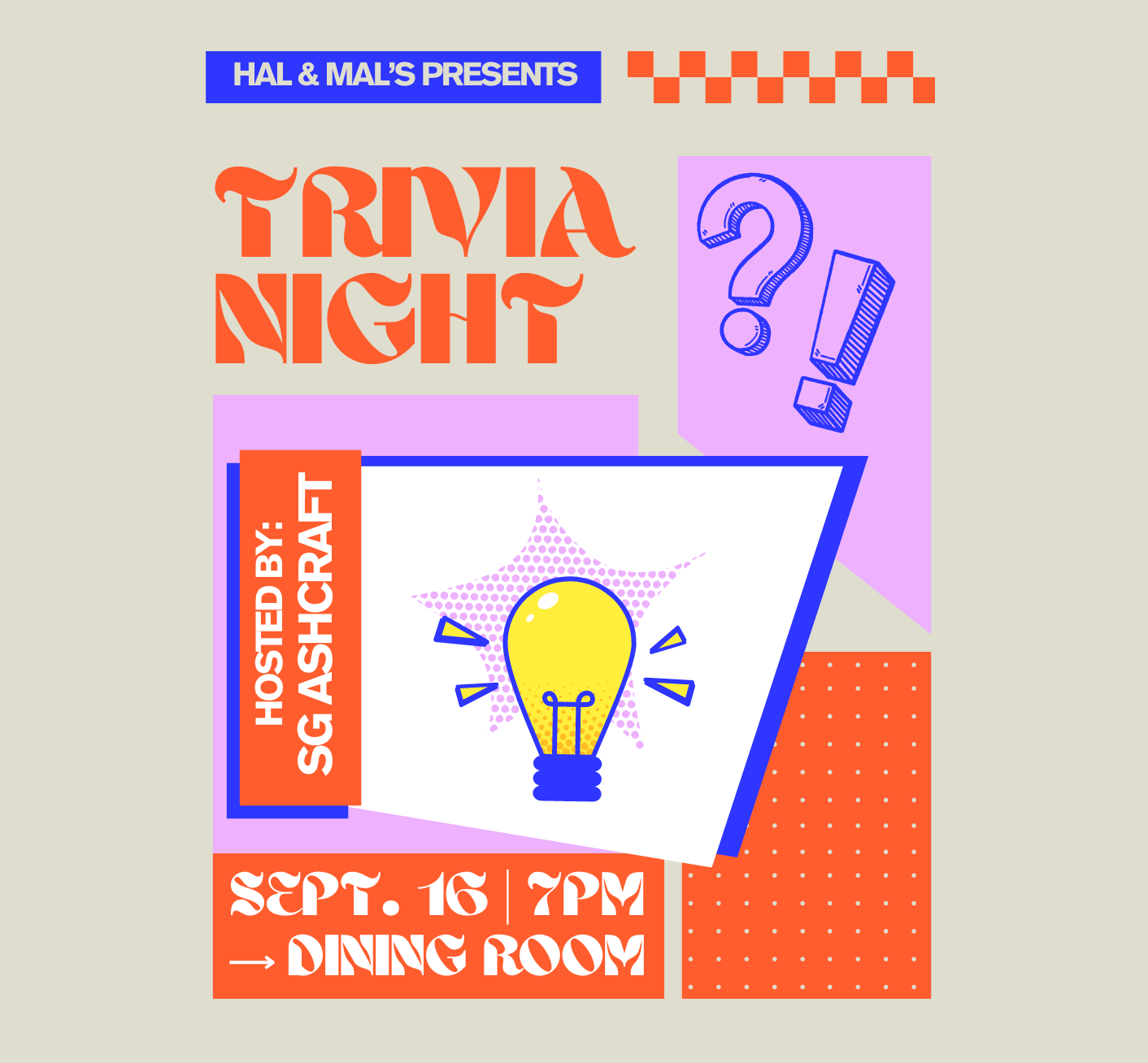 Hal&Mal’s Trivia Night!