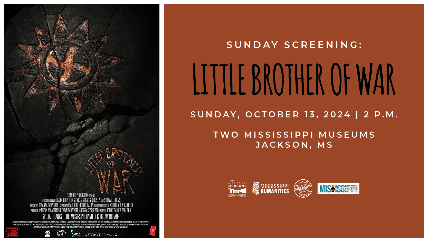 Sunday Screening of Little Brother of War