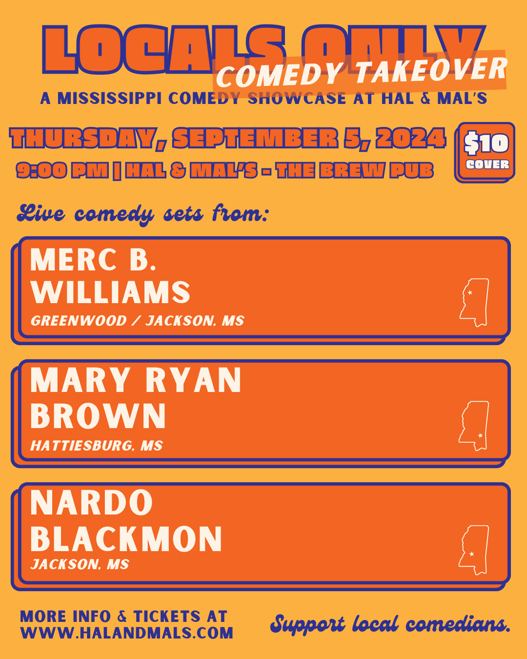 Locals Only COMEDY TAKEOVER!