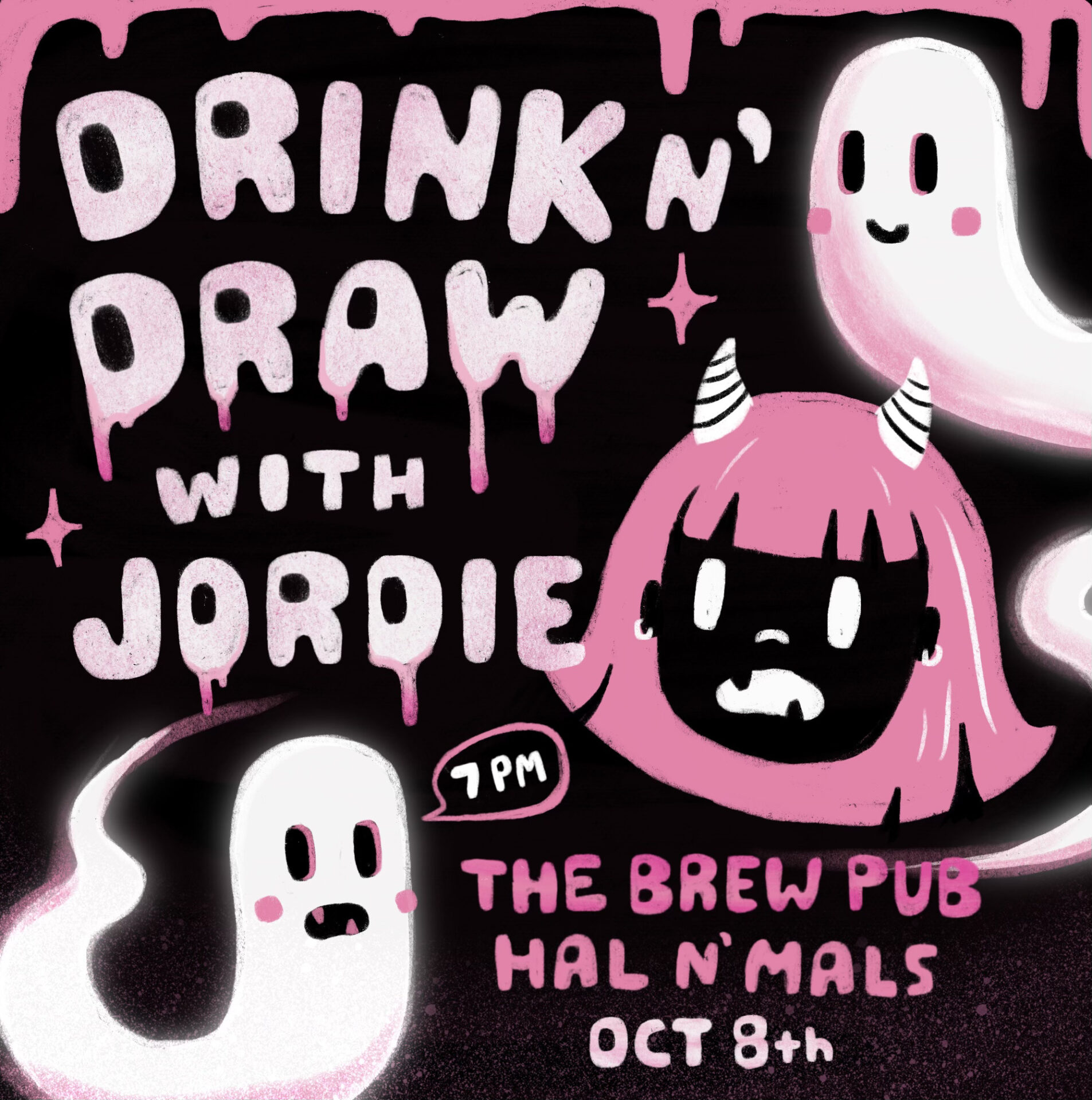 Drink & Draw with Jordan Hankinson