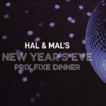 NEW YEAR’S EVE PRIX FIXE DINNER