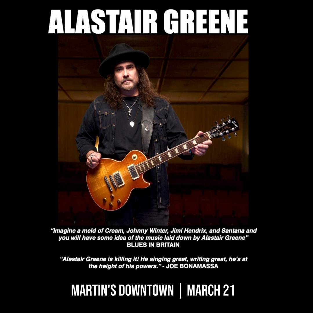 Alastair Greene Live at Martin’s Downtown