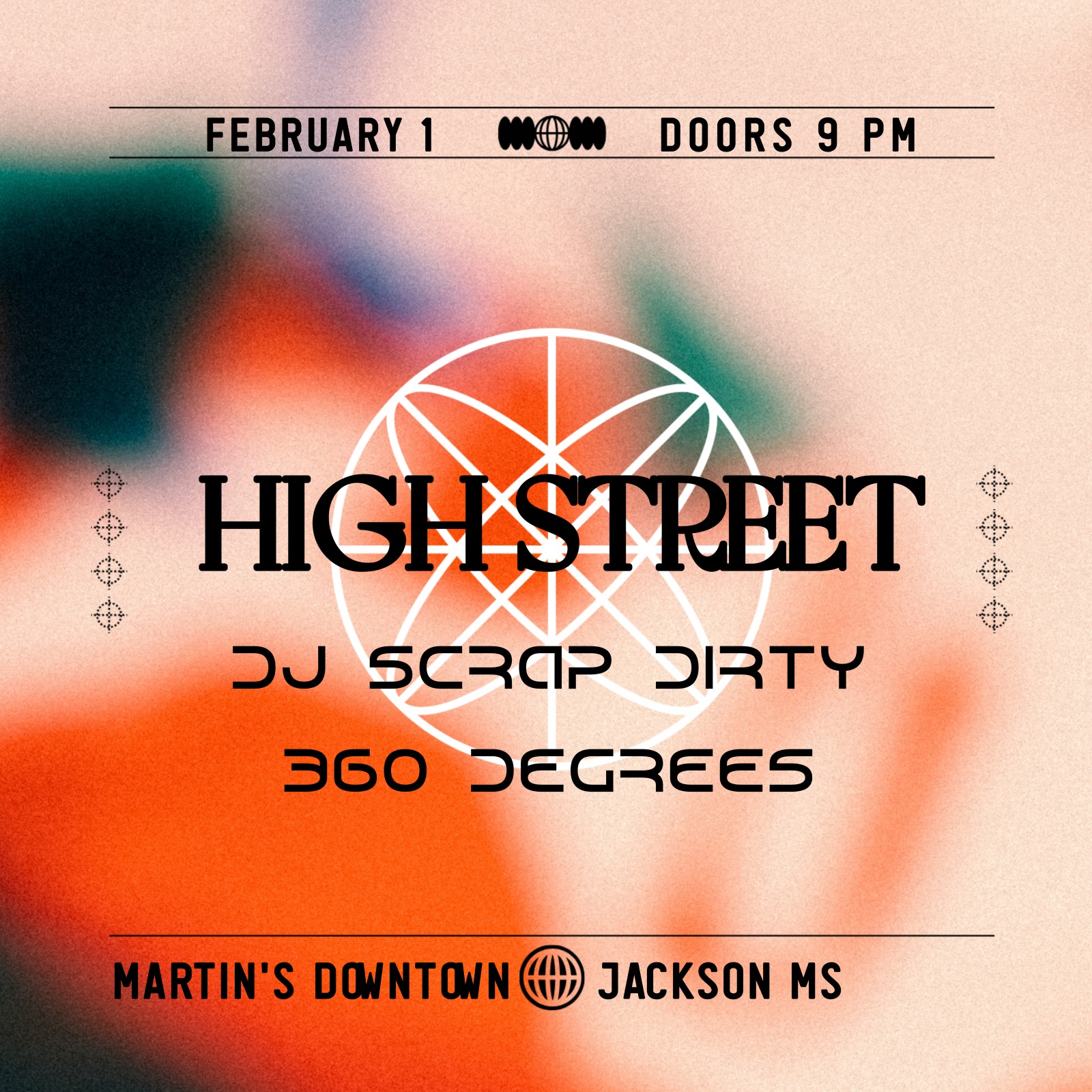 Electronically Speaking Series featuring High Street, DJ Scrap Dirty + 360 Degrees