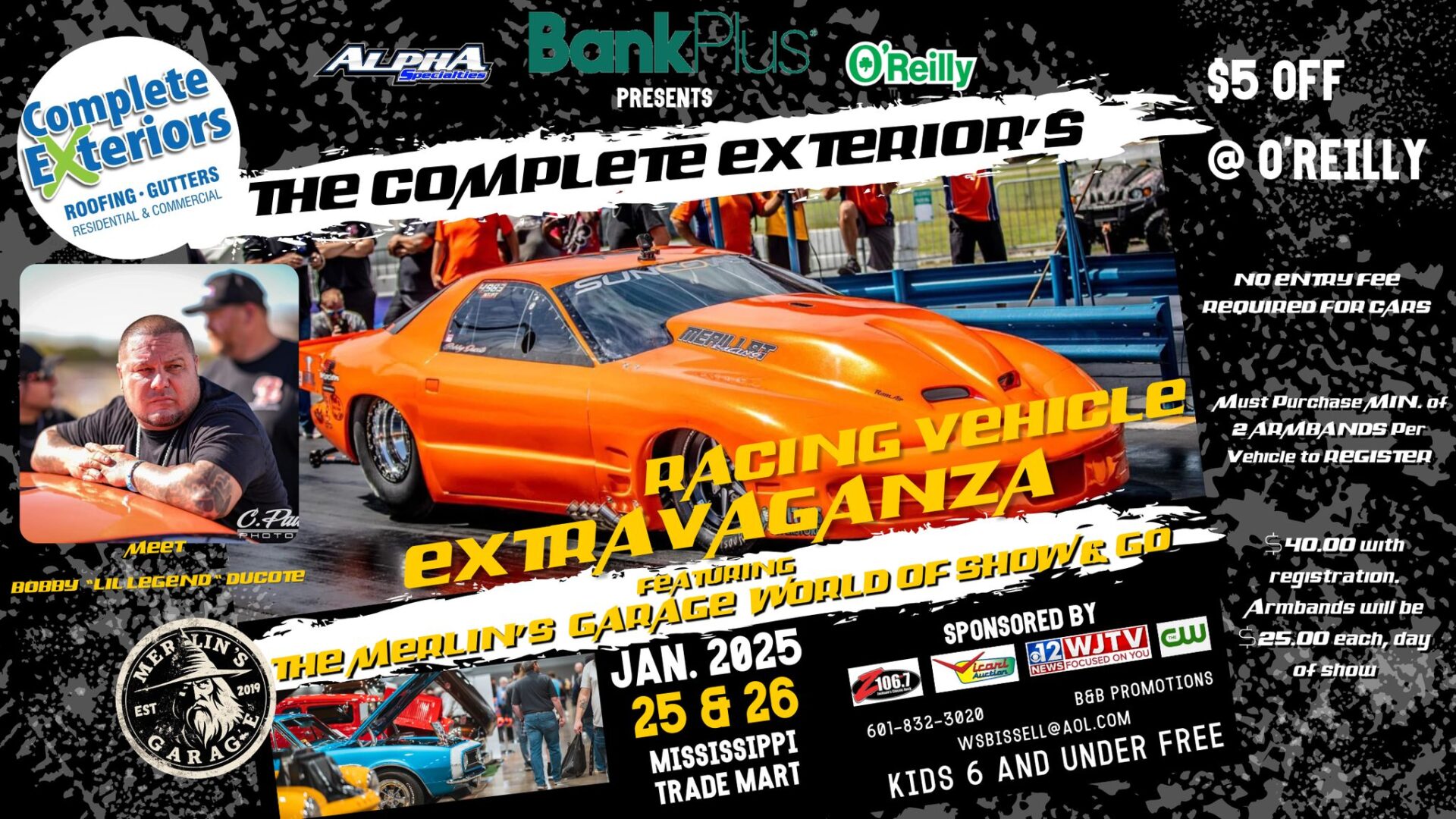 37th Complete Exteriors Racing Vehicle Extravaganza