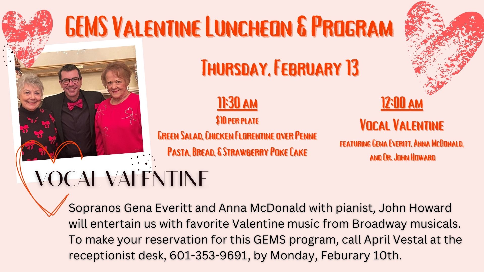 GEMS Valentine Luncheon & Program