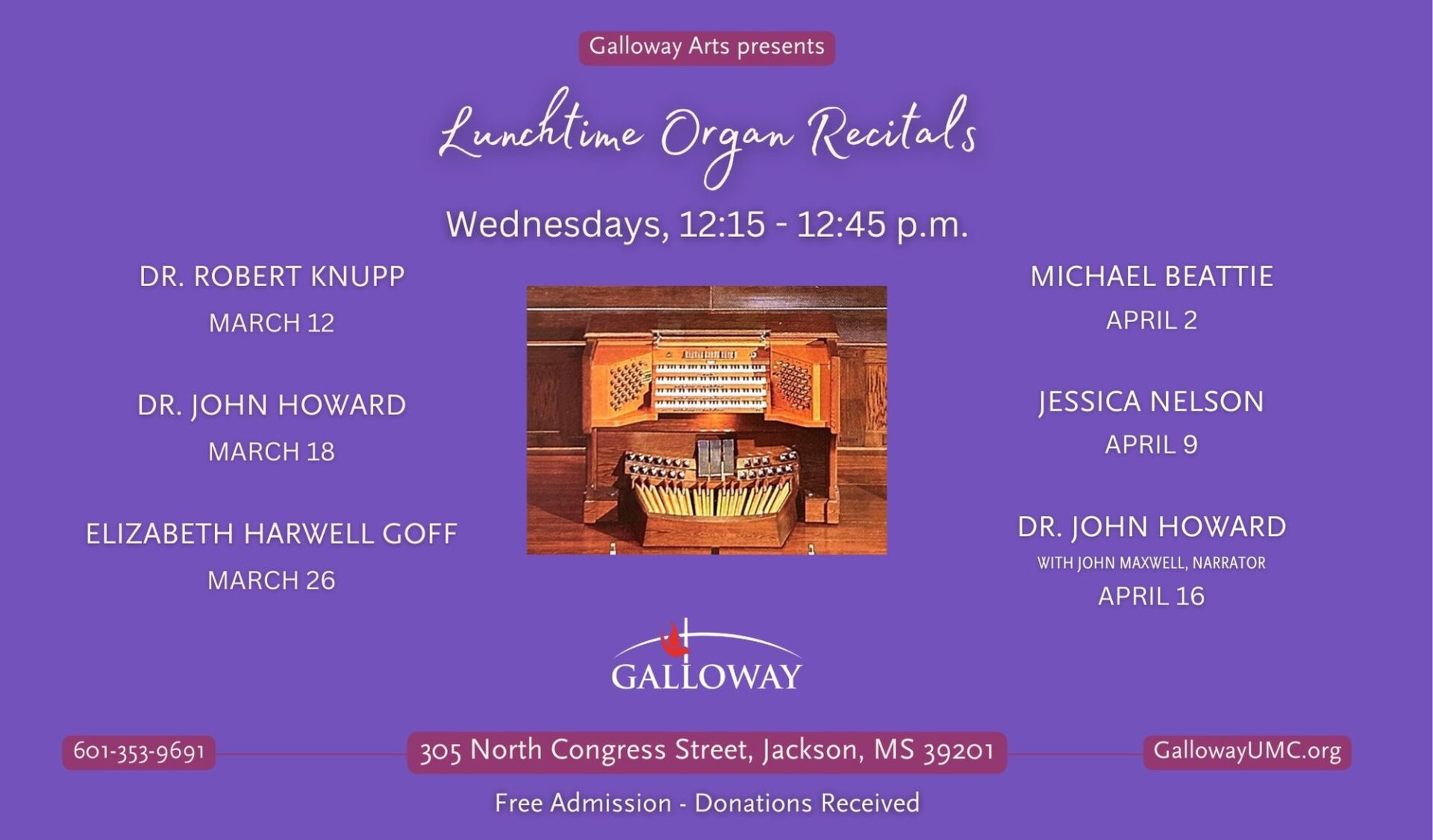 Lenton Lunchtime Organ Recitals