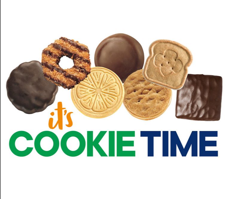 Girl Scout Cookie Sale with Wren