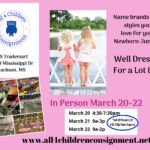 All 4 Children Consignment 2025 Spring/Summer Event