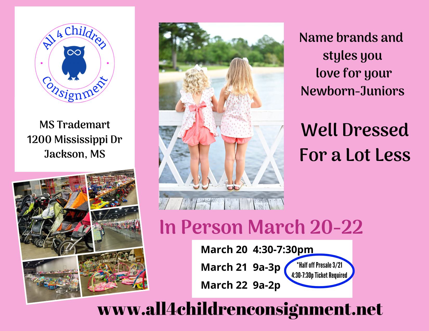 All 4 Children Consignment 2025 Spring/Summer Event